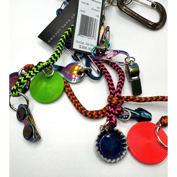 Marc by Marc‎ Jacobs Black Multi-Purpose Keychain & Bag Charm - M4004295 - Picture 2 of 9